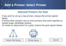 Create Printer Pool Dialog 1