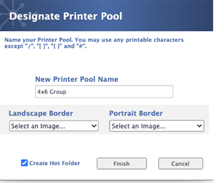 Create Printer Pool Dialog 3